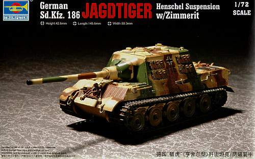 Trumpeter 1:72 JagdPanther with Zimmerit