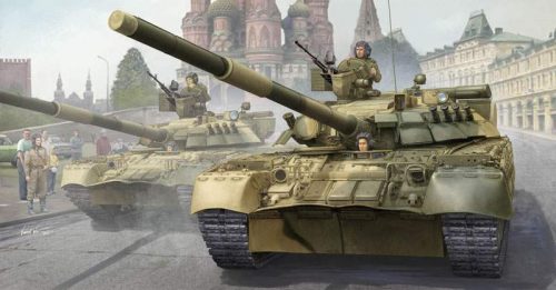 Trumpeter 1:35 Russian T-80UD MBT harcjármű makett
