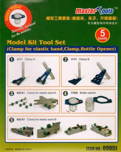 Trumpeter - Model Kit Tool Set (Clamp for elastic band,Clamp,Bottle Opener)