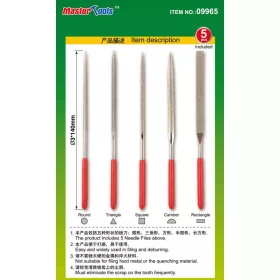 Trumpeter Master tools Assorted diamond files set