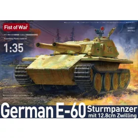   Modelcollect 1:35 Fist of war, WWII German E-60 heavy tank with twin