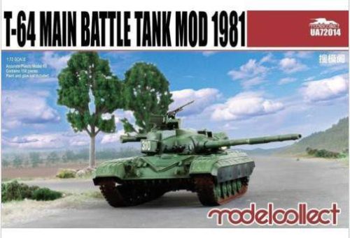 Modelcollect 1:72 T-64 Main Battle Tank Mod