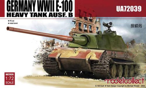 Modelcollect 1:72 Germany WWII E-100 Heavy Tank Ausf.B