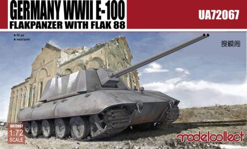 Modelcollect 1:72 Germany WWII E-100 Flakpanzer w.FLAK 88 