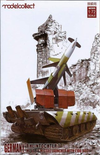 Modelcollect 1:72 Germany Rheitochter 1 movable Missile launcher with E100 