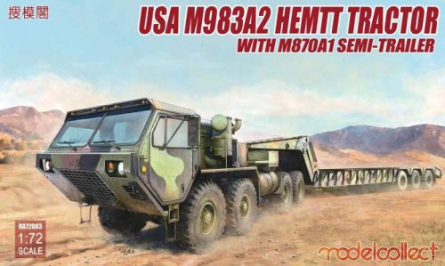 Modelcollect 1:72 USA M983A2 HEMTT Tractor & M870A1 Semi-trailer