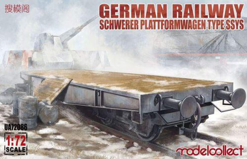 Modelcollect 1:72 German Railway Schwerer Plattformwagen