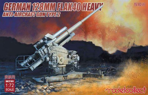 Modelcollect 1:72 German 128mm Flak40 heavy Anti-Aircraft Gun Type 2