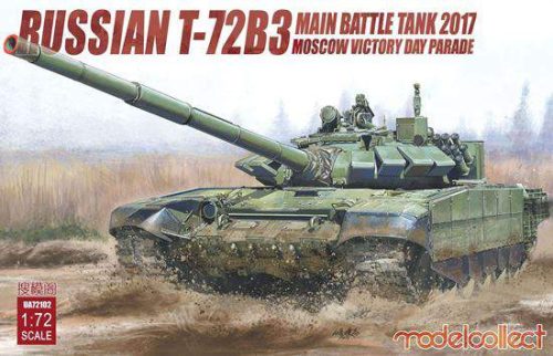 Modelcollect 1:72 Russian T-72B3 Main Battle Tank 2017 Moscow