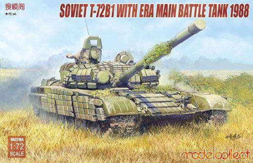 Modelcollect 1:72 Soviet T-72B1 with ERA main battle tank 1988