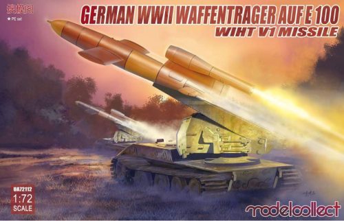 Modelcollect 1:72 German WWII Waffentrager auf E100 with V1 missile