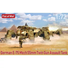   Modelcollect 1:72 German e75 Mech twin 50mm guns assault tank