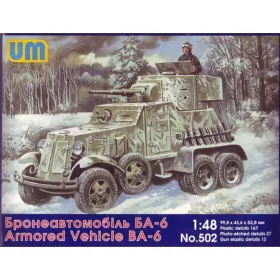 Unimodels 1:48 BA-6 Soviet armored vehicle