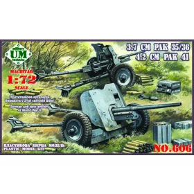   Unimodels 1:72 German Antitank guns 3.7cm PAK 35/36 and 4.2cm PAK 41