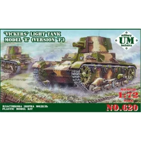 Unimodels 1:72 Vickers light tank model E, version F