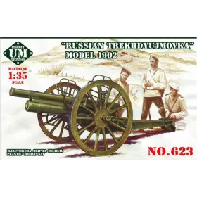 Unimodels 1:72 Russian Trekhdyujmovka 3inch gun, 1902