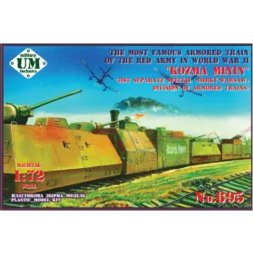   Unimodels 1:72 Kozma Minin" (31st separate special "Gorky-Warsaw" division of armored train)