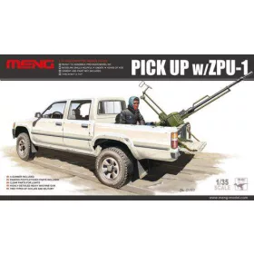   Meng Model Dupla fülkés Toyota ZPU1 légvédelmi géppuskával
