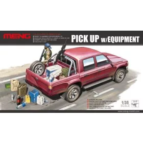   Meng Model 1:35 Dual Cab Toyota Hi-Lux Pick Up Truck MMVS-002