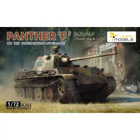   Vespid Models VS720011 1:72 Pz.Kpfw.V  ‘Panther’Ausf.F (75mm  Kw.K. L/70) Metal barrel + 3D print muzzle braker + Photo etched side shirts