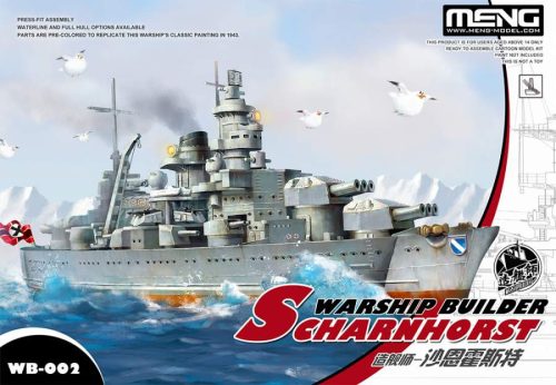 Meng Model - Warship Builder - Scharnhorst (cartoonized model kit)