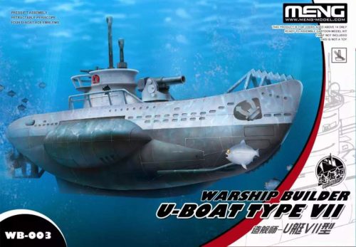 Meng Model - Warship Builder - U-Boat Type VII (Cartoon Model)