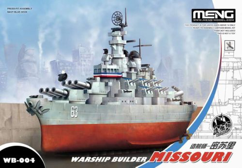 Meng Model - Warship Builder Missouri (Cartoon Model)