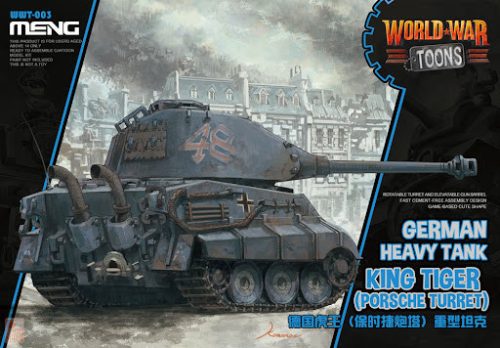 Meng Model - German Heavy Tank King Tiger (Porsche Turret) (cartoon model)