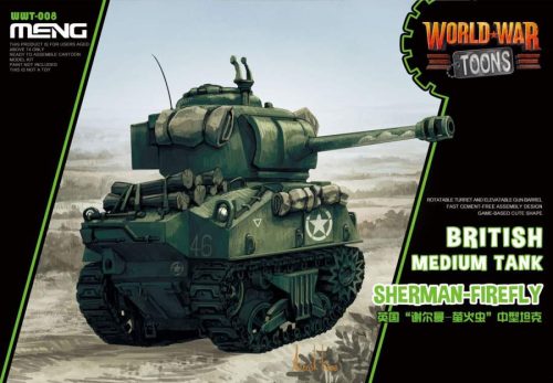 Meng Model British Medium Tank Sherman-Firefly (CARTOON MODEL)