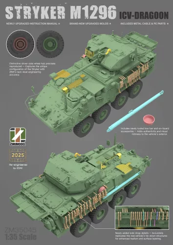 Zimi Model 1:35 Stryker M1296 ICV-Dragoon
