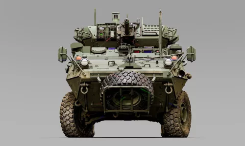 Zimi Model 1:35 Stryker M1296 ICV-Dragoon with ESA MWO Upgrade