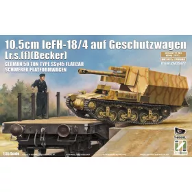   Zimi Model 1:35 10.5 cm leFH 18/4 auf Geschützwagen Lr.s.(f)(Becker) [2 in 1]