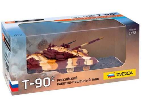 Zvezda 1:72 T-90s Russian Gun Missile Tank