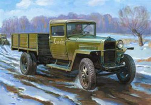 Zvezda 1:35 Gaz-MM mod.1943 Soviet Truck WWII 3574 harcjármű makett