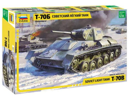 Zvezda 1:35 Soviet tank T-70