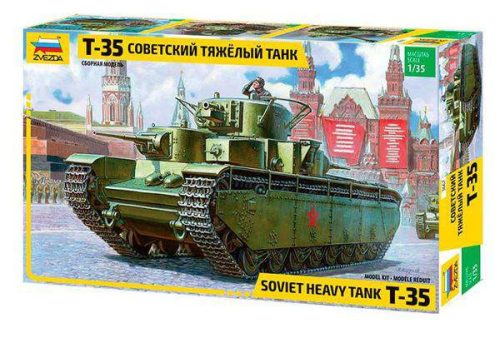 Zvezda 1:35 Russian T-35 Heavy Tank