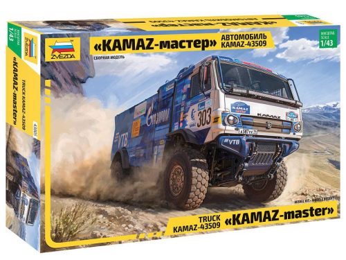Zvezda ZVE43005 1:43 Truck KAMAZ-43509 KAMAZ-master