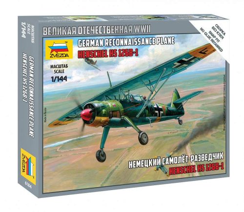 1:144 German Reconnaissance Aircraft Henschel Hs 126B-1 (Henschel) - Snap-Fit