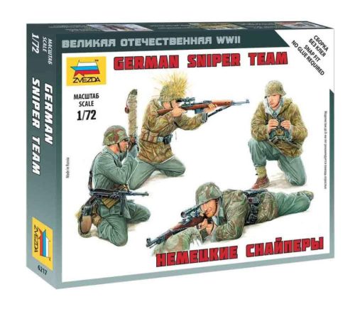 Zvezda 1:72 German four man Sniper Team