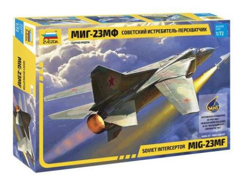 Zvezda ZVE7225 1:72 Soviet fighter-interceptor Mikoyan-23MF