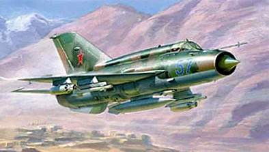 Zvezda 1:72 MiG-21bis Soviet Fighter 7259 repülő makett