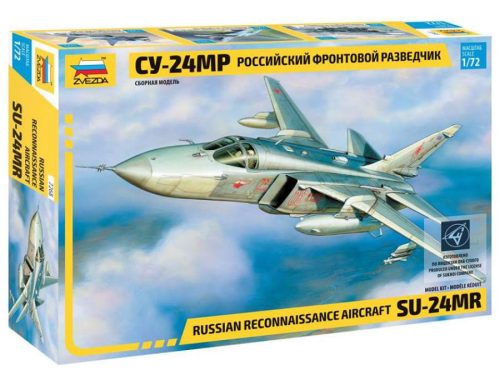Zvezda 1:72 Sukhoi SU-24MR russian fighter repülő makett
