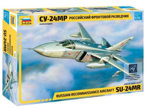 Zvezda 1:72 Sukhoi SU-24MR russian fighter repülő makett