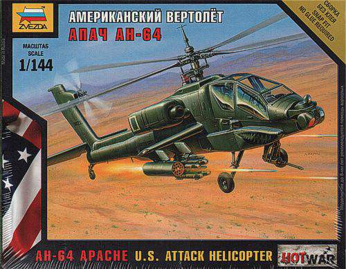 Zvezda 1:144 McDonnell-Douglas AH-64 ”Apache”