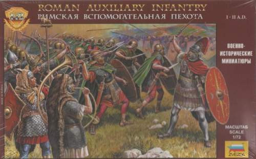Zvezda 1:72 Roman Auxiliary Infantry 8052 figura makett