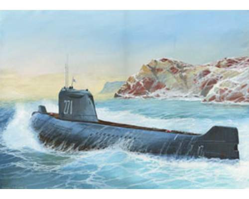 Zvezda 1:350 Submarine K-19 'Hotel Class' 9025 tengeralattjáró makett