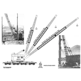   ZZ Modell 1:87 Insert of arrow for Eisenbahndrehkrane Janwarez-3 45t