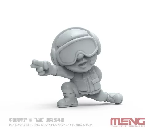 MENG-Model PLA Navy J-15 Flying Shark Carrier-Based Fighter (CARTOON MODEL)